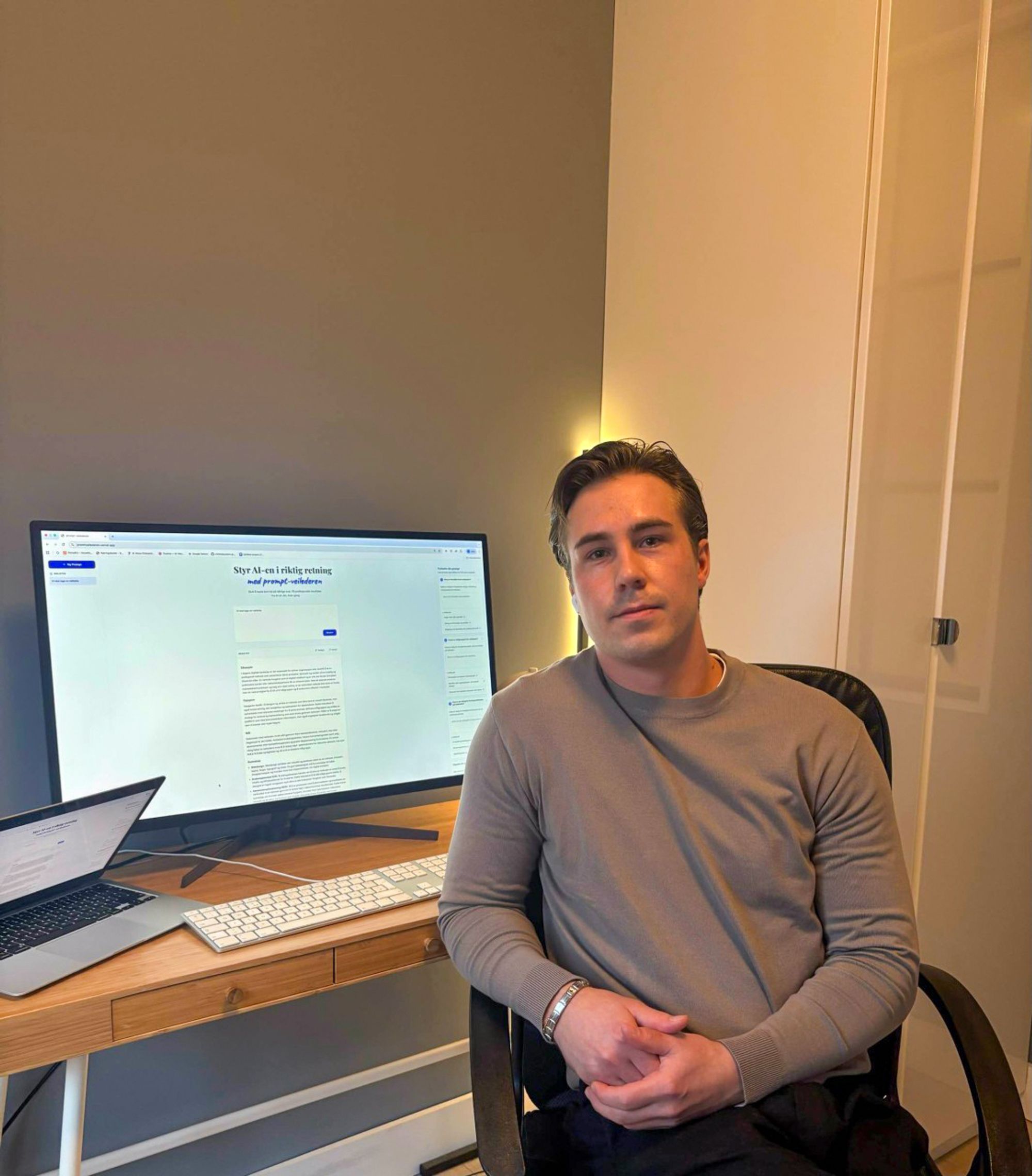 [Ekstra] Studenter lager prompte-app: Problemet er ikke teknologien, men folkene som bruker den