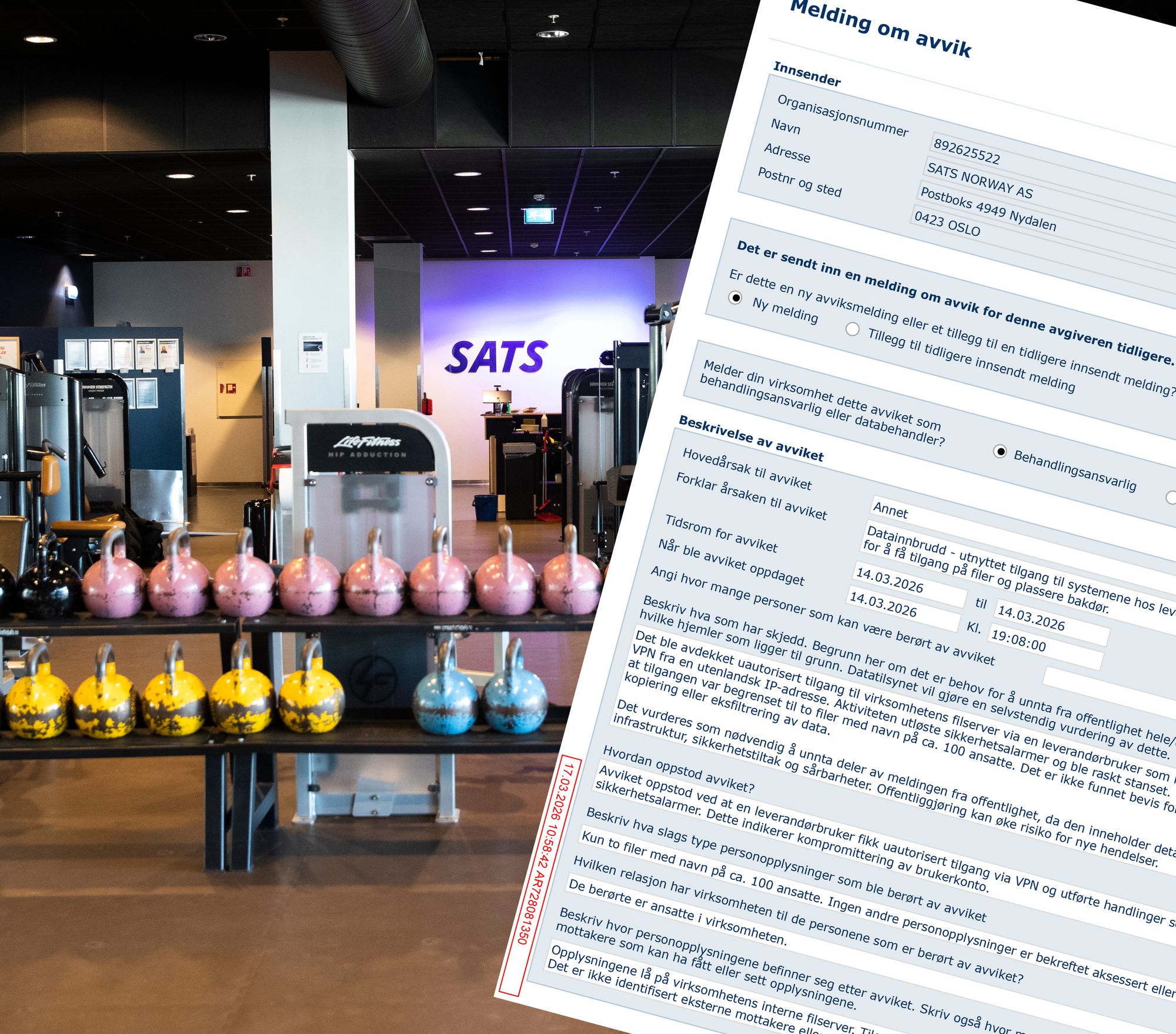 [Ekstra] Sats: : Trues med datalekkasje etter innbrudd