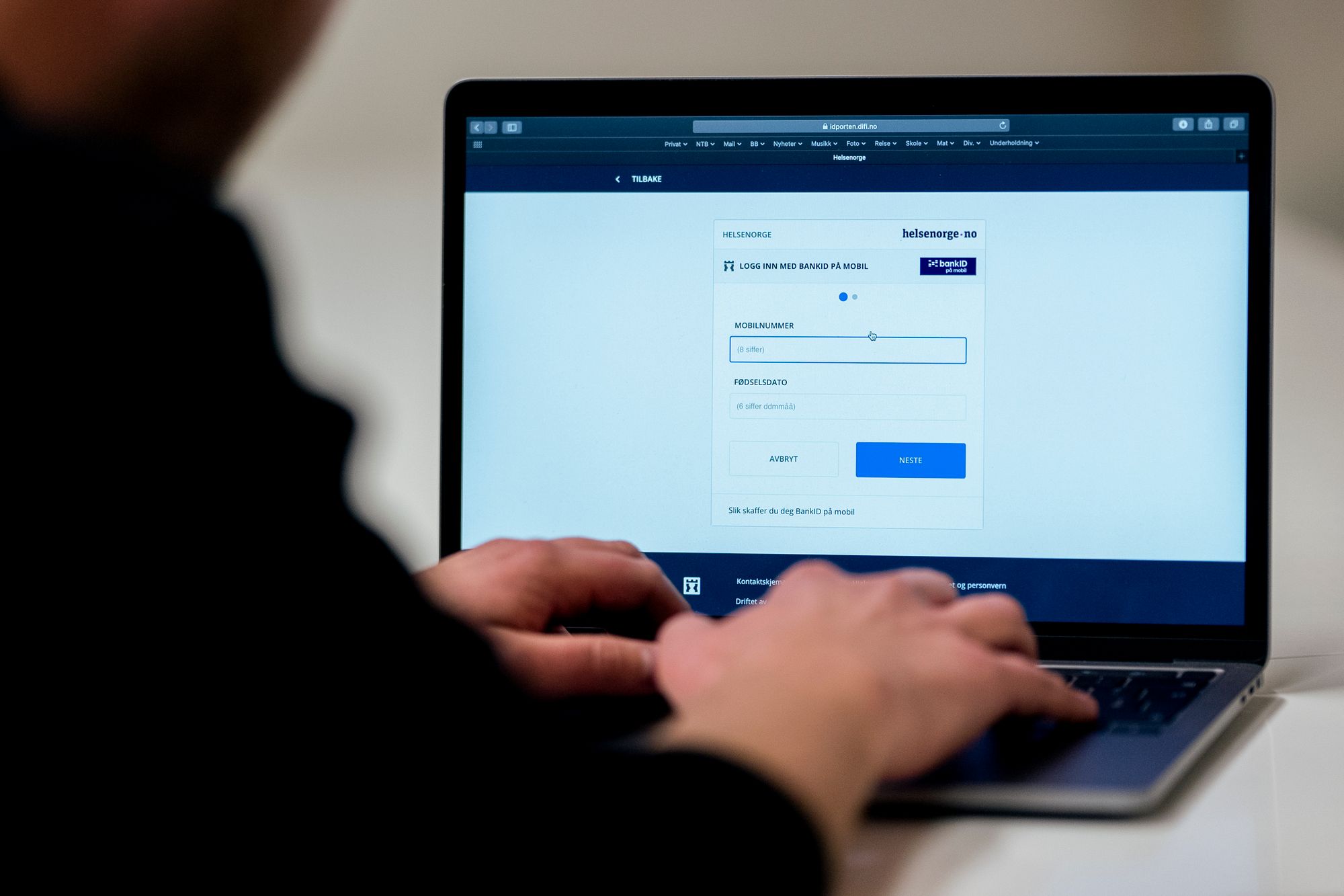 Innloggingsproblemer for en rekke offentlige tjenester